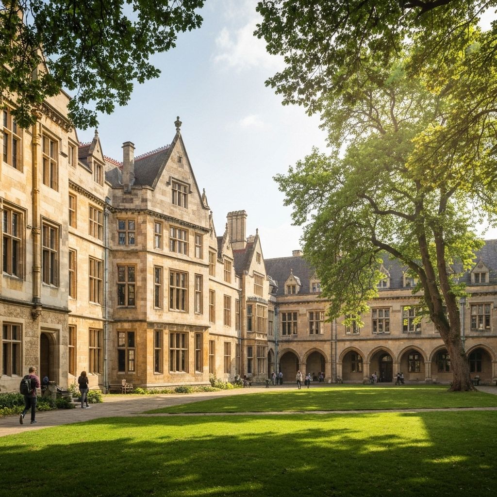 York University campus courtyard